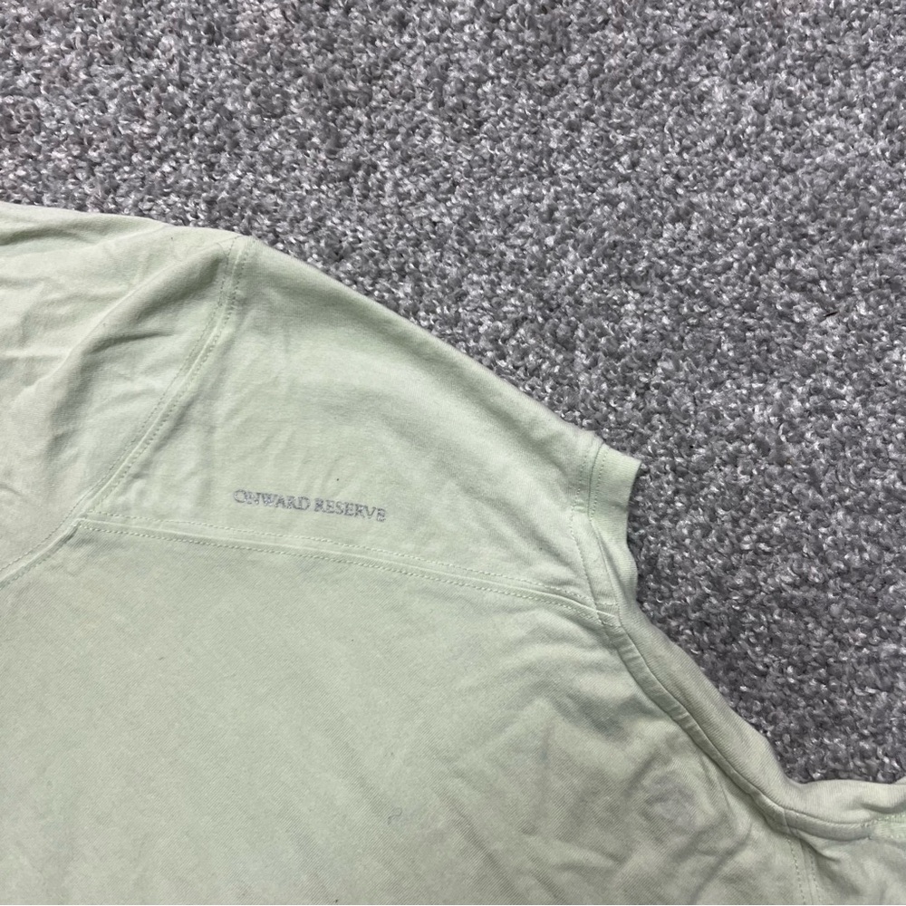 Onward Reserve Shirt Mens Medium Green Long Sleeve Performance Tee Logo - Picture 8 of 8